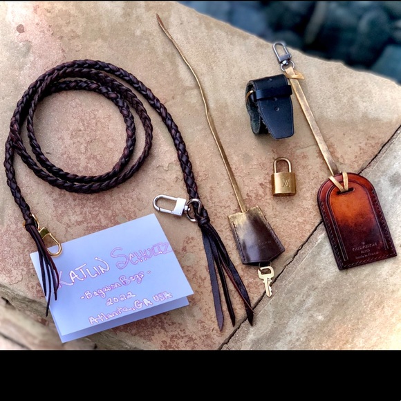 Auth Louis Vuitton Lumineuse Empriente Custom Ombre Braided Fringe Tote - Picture 8 of 13